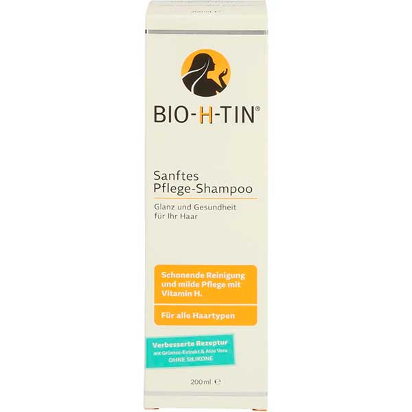 Шампунь с биотином для кожи волос ногтей BIO-H-TIN Pflege Shampoo 200 мл Dr. Pfleger Шампунь с биотином для кожи волос ногтей BIO-H-TIN Pflege Shampoo 200 мл Dr. Pfleger